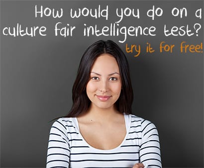 Culture fair intelligence test